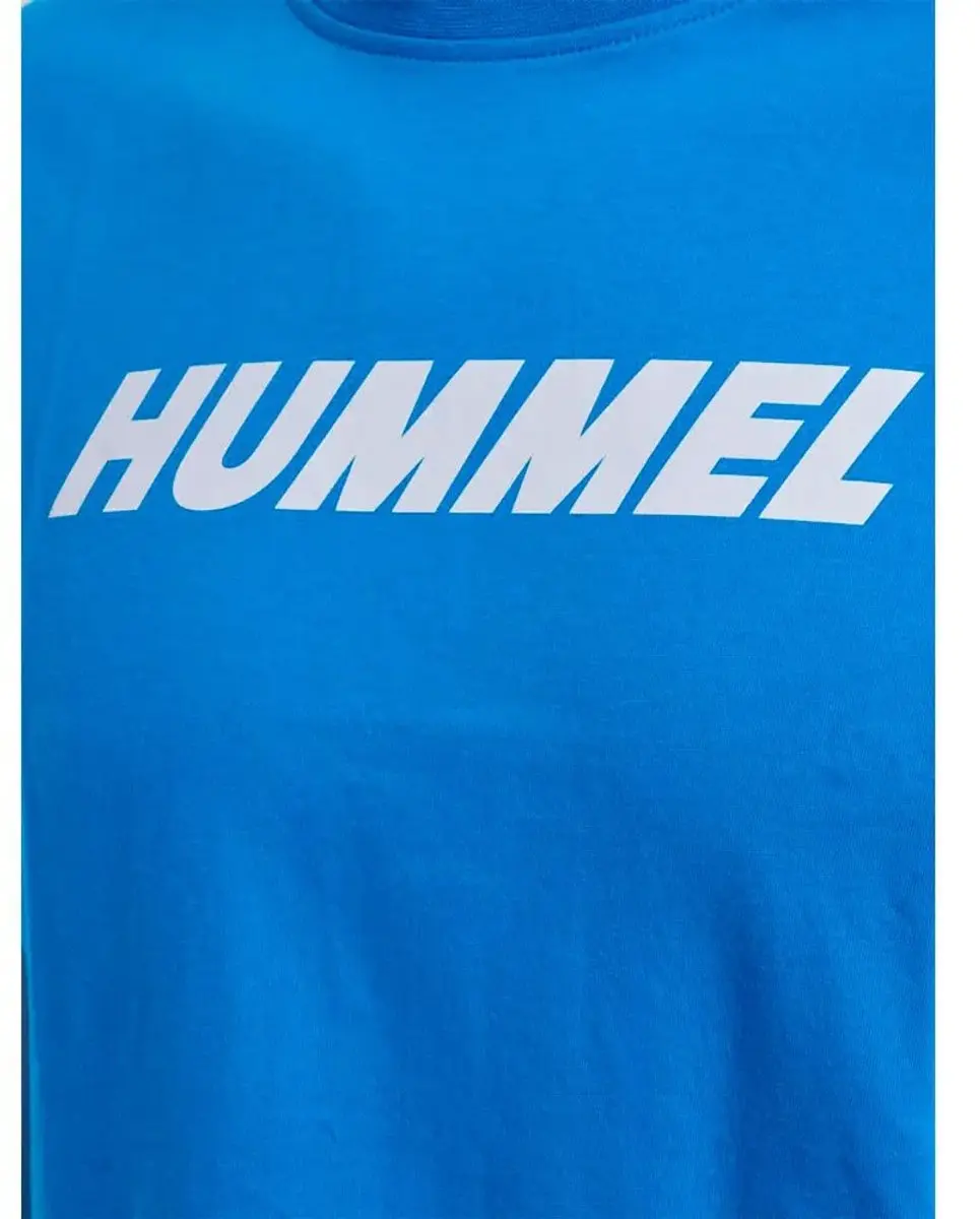 Hummel Elemental Logo T-shirt - Blauw L