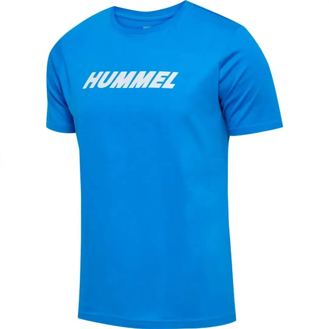 Hummel Elemental Logo T-shirt - Blauw L