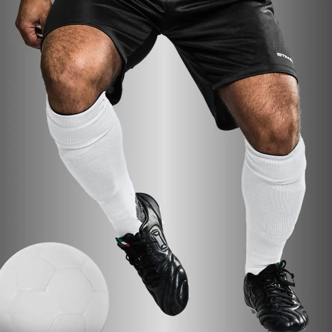 Stanno Uni Pro Sock Voetbalsokken 30-34 - Wit