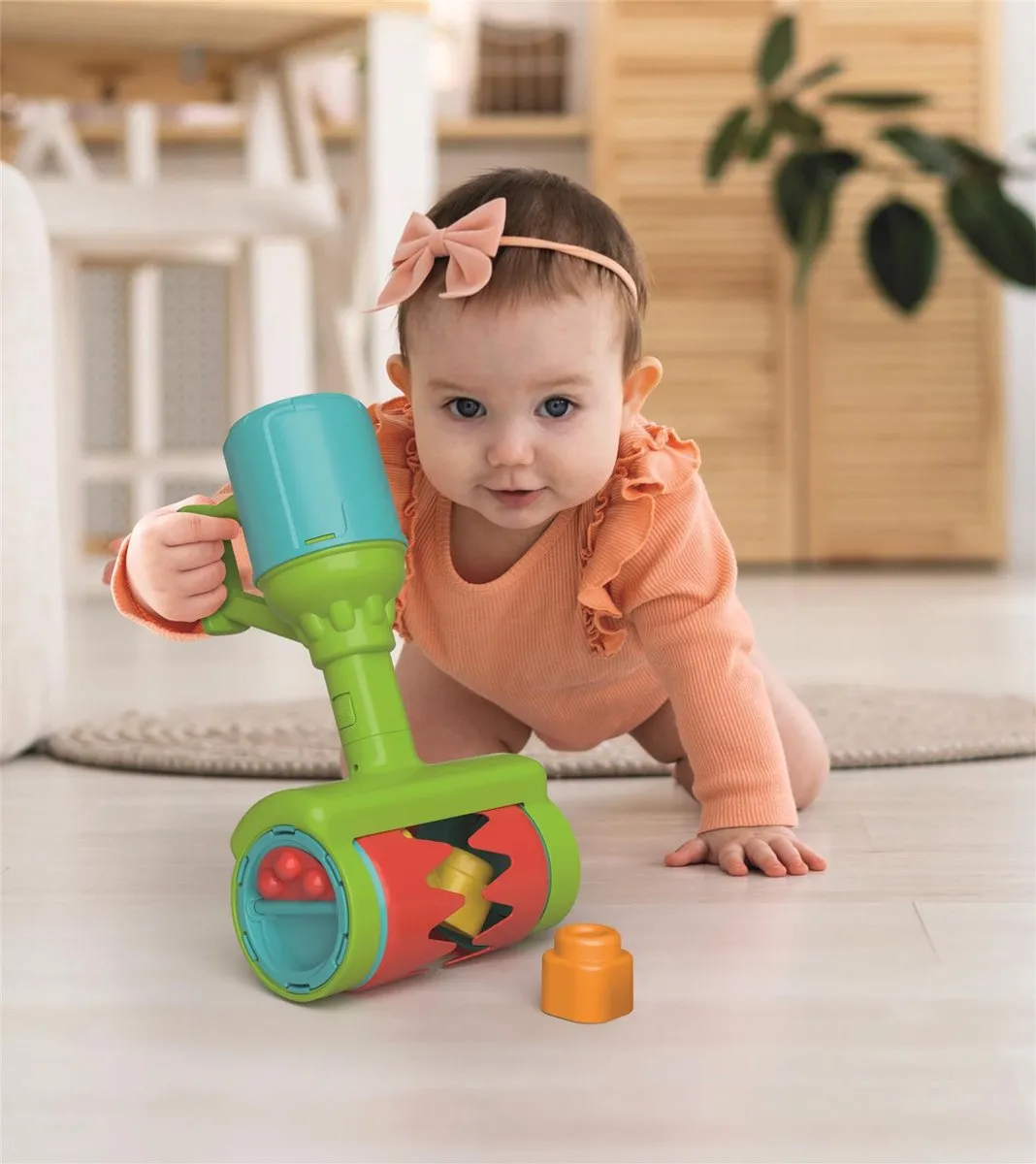 Clementoni Soft Clemmy Sensorische Stofzuiger Blokkenset 7-delig - Multikleur