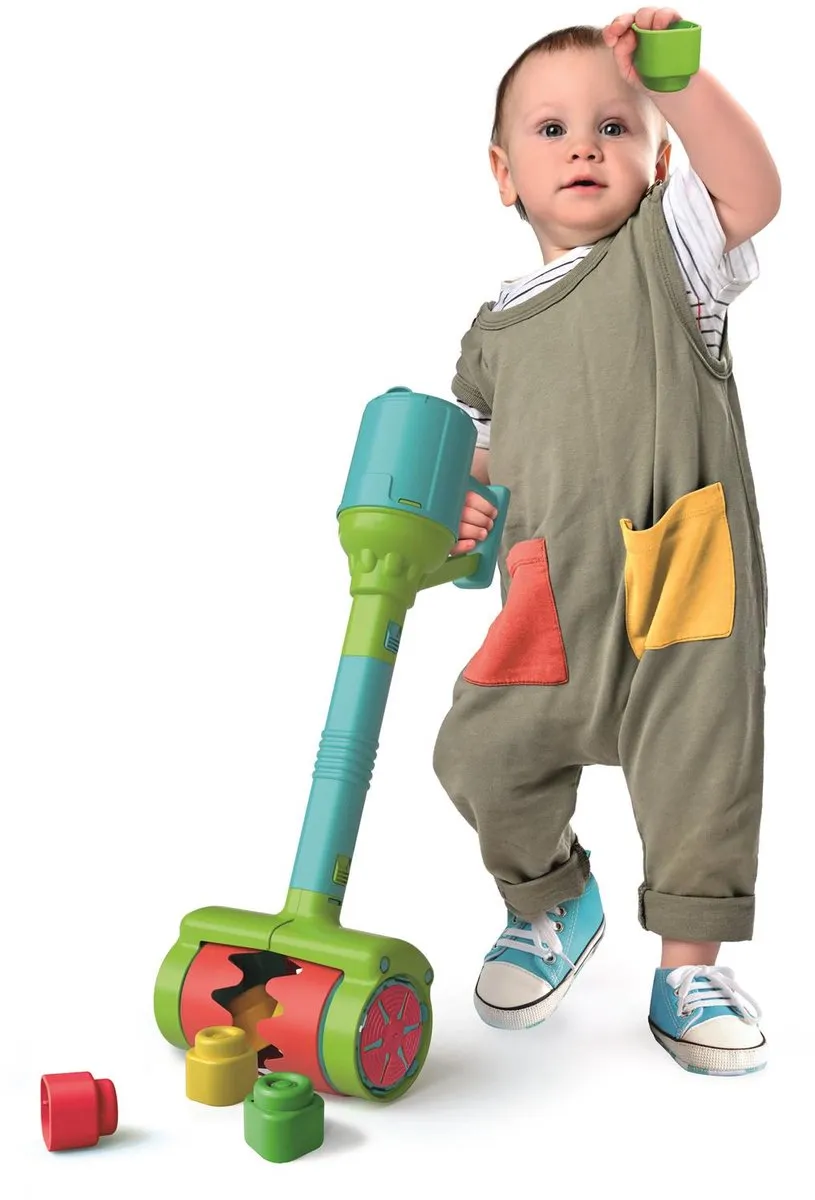 Clementoni Soft Clemmy Sensorische Stofzuiger Blokkenset 7-delig - Multikleur