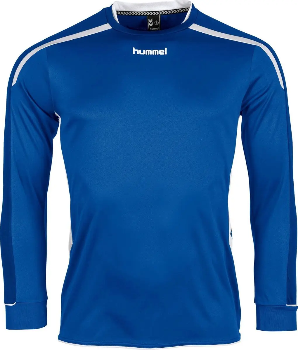 Hummel Preston L/S Sportshirt Kids 140 - Blauw