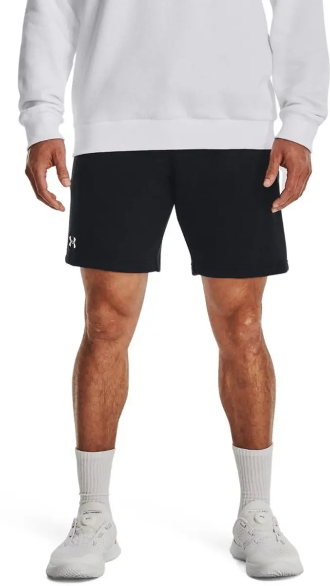 Under Armour UA Rival Fleece Shorts 1379779-001 - Zwart/XL