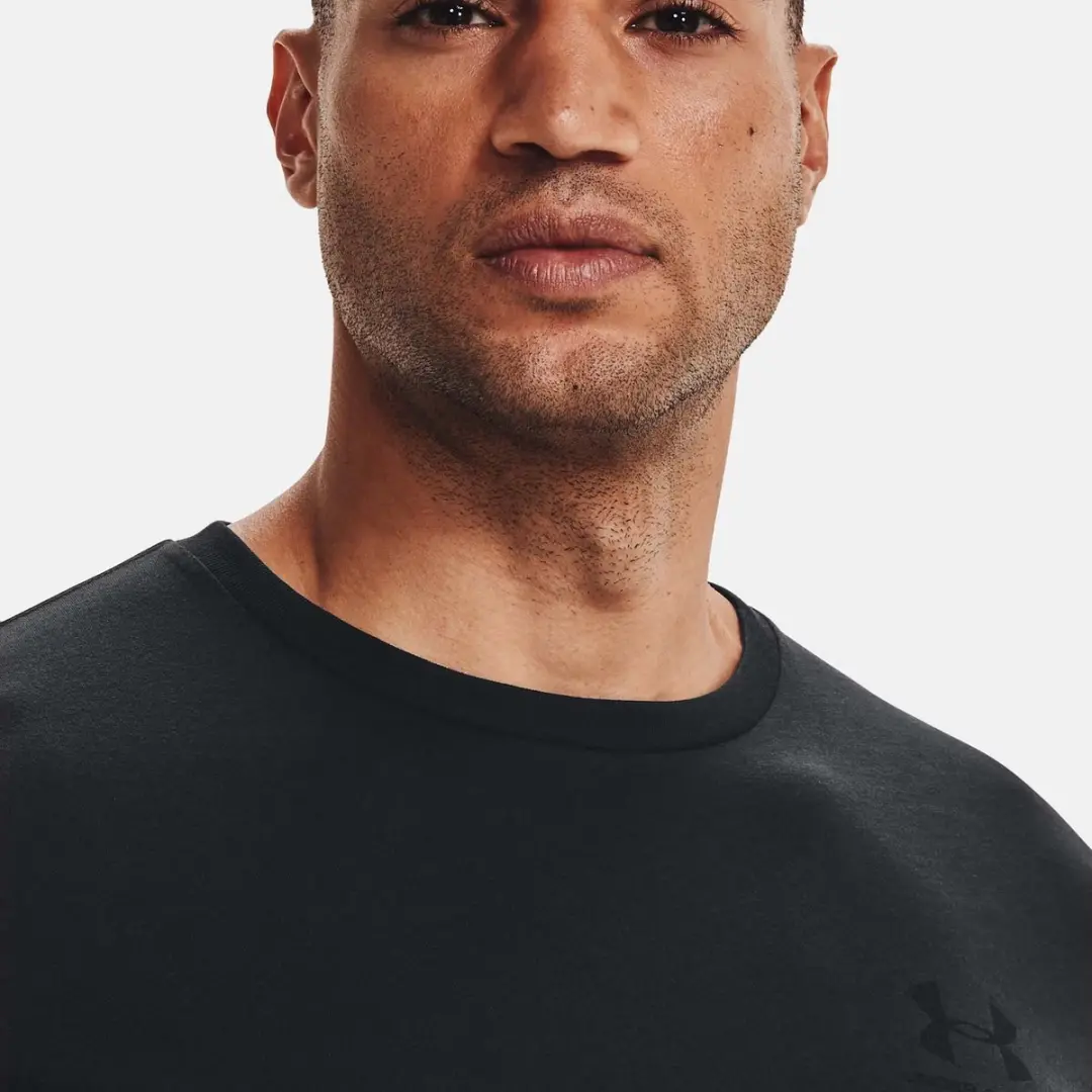 Under Armour UA M Sportstyle LC SS Heren Sportshirt - Zwart - XXL - afbeelding 6 van 6