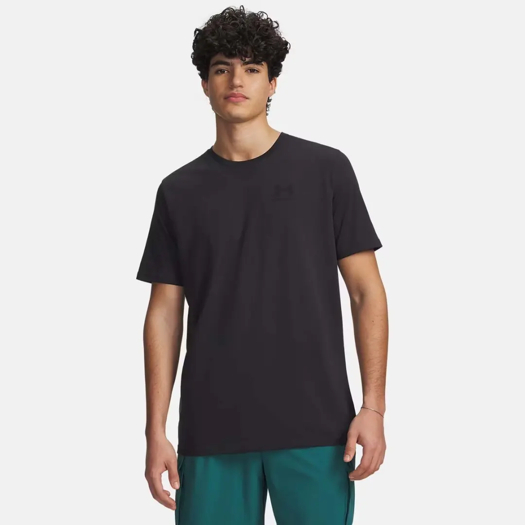 Under Armour UA M Sportstyle LC SS Heren Sportshirt - Zwart - XXL