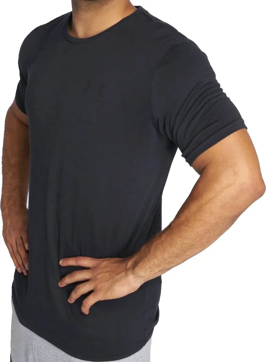 Under Armour UA M Sportstyle LC SS Heren Sportshirt - Zwart - XXL