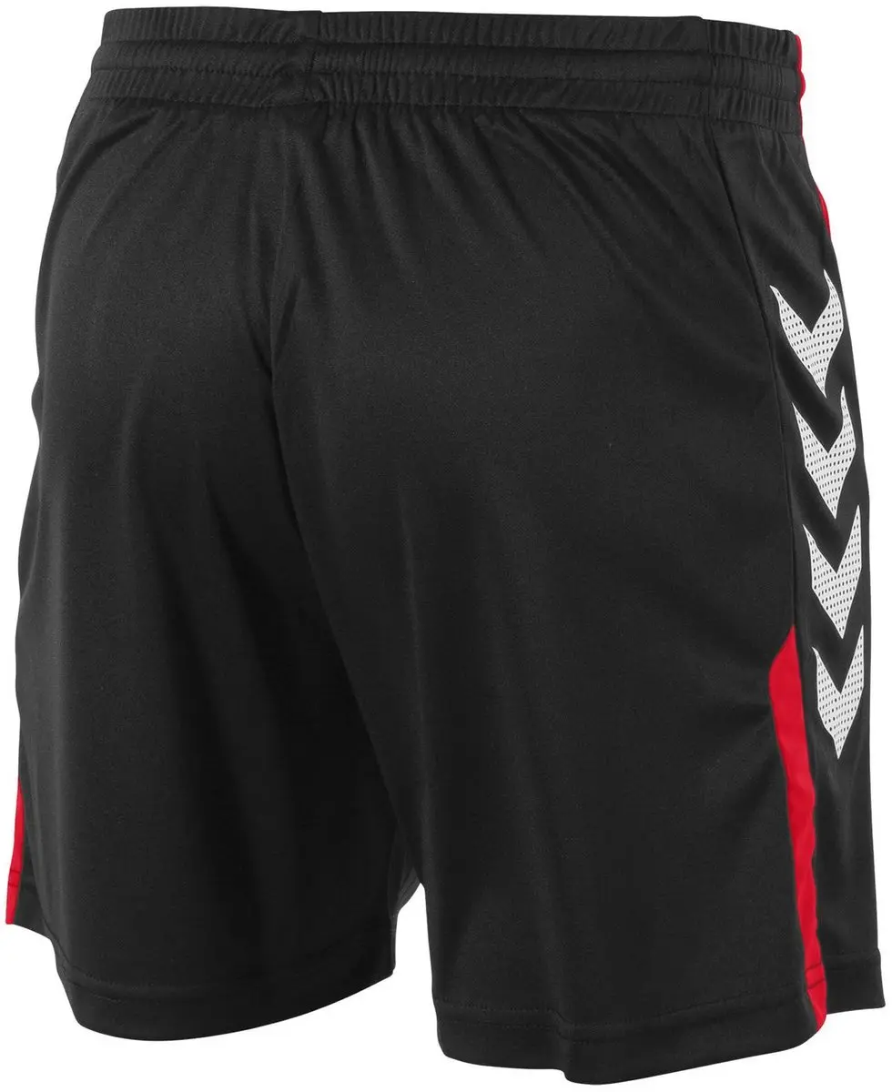 Hummel Aarhus Shorts Unisex - Maat M - Zwart/Rood