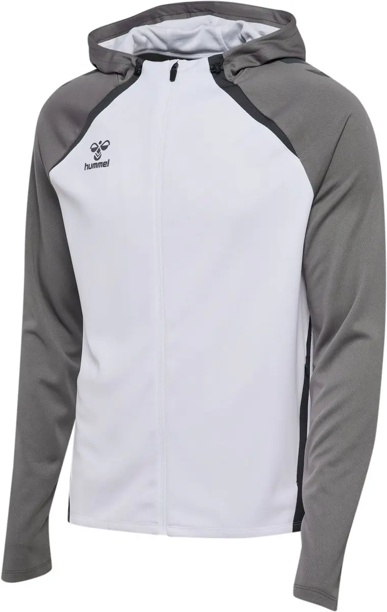 Hummel Hmllead 2.0 Zip Hoodie 223759 - Wit/Grijs - M