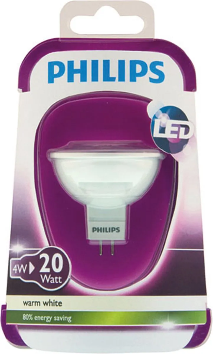 Philips LED Spot 20WGU5,3 - 2700K Warm Wit
