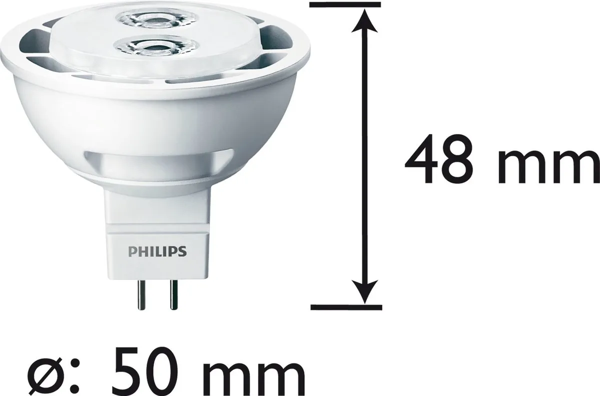 Philips LED Spot 20WGU5,3 - 2700K Warm Wit