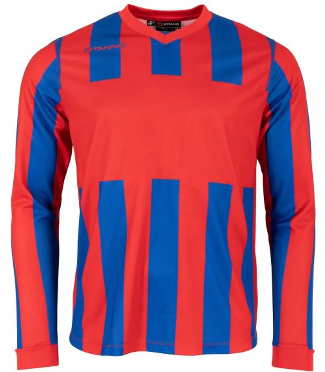 Stanno Aspire Long Sleeve Shirt 140 - Rood/Blauw