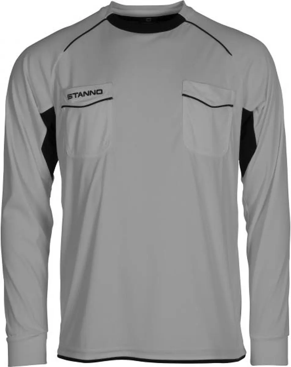 Stanno Bergamo Scheidsrechtershirt Lange Mouw - M - Grijs