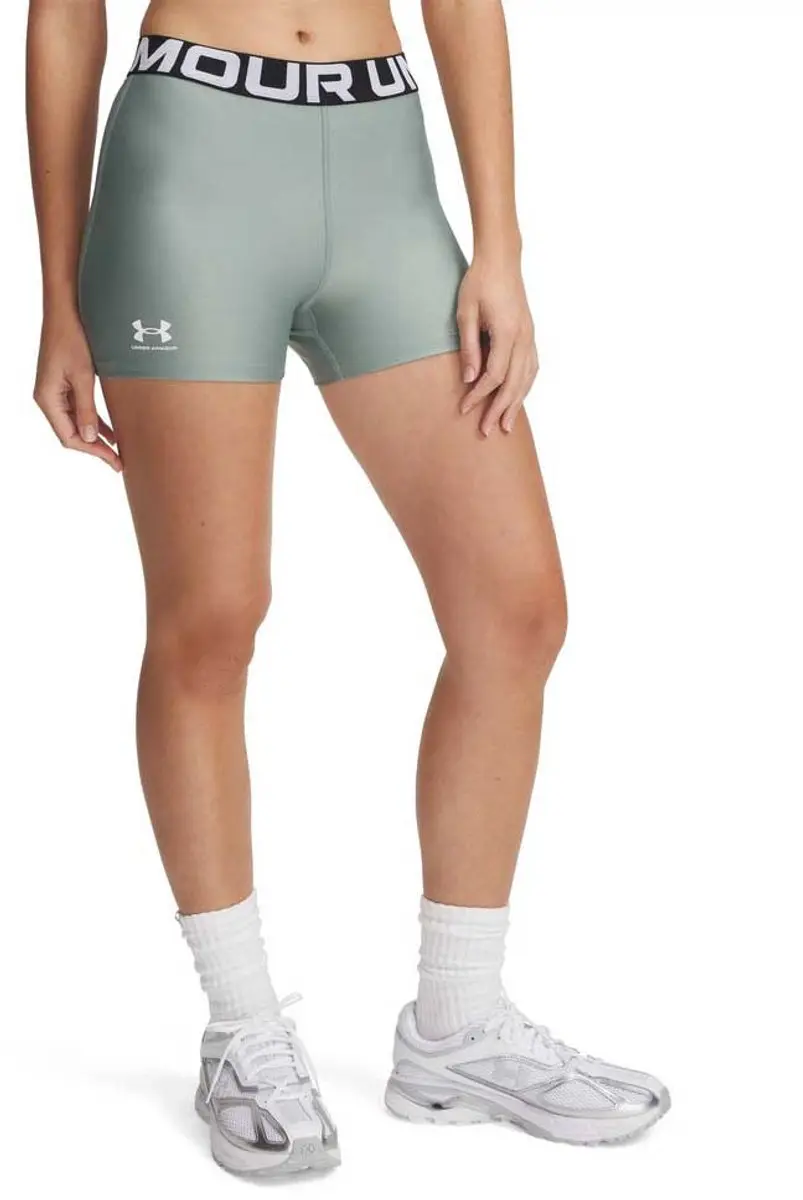 Under Armour Heatgear Korte Leggings Silica Green