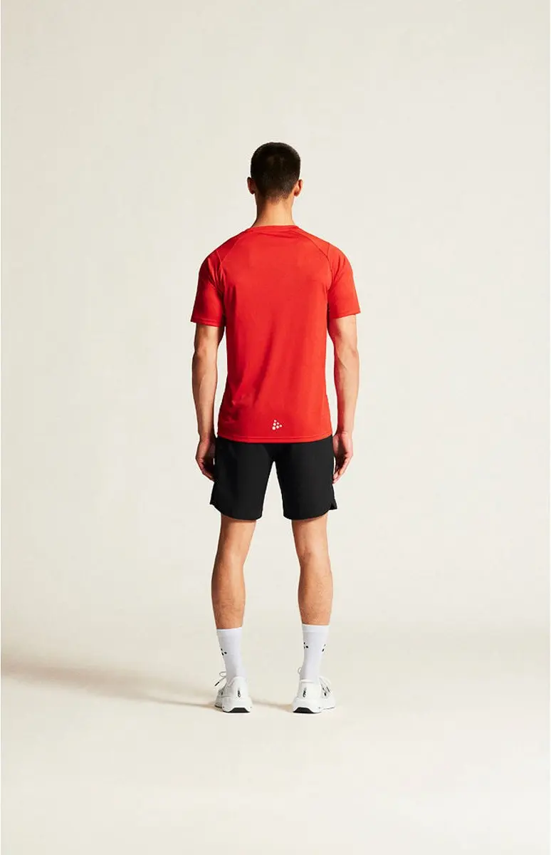 Craft Rush 2.0 Heren T-Shirt - Rood - 3XL