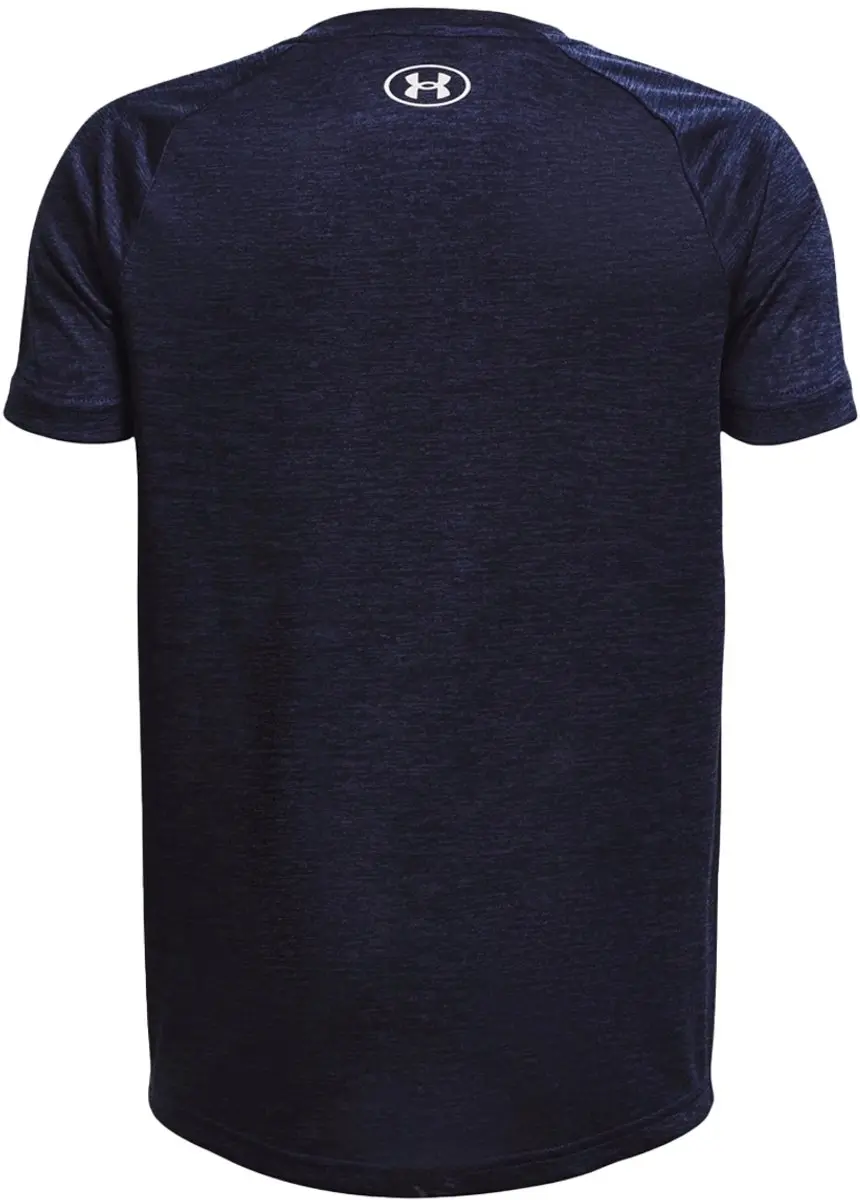 Under Armour UA Tech 2.0 SS Sportshirt - 140 - Navy/Wit