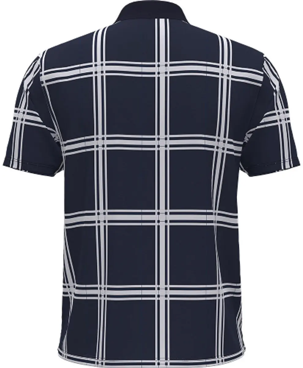 Under Armour ArmourDry Polo Fairway Plaid - M - Navy