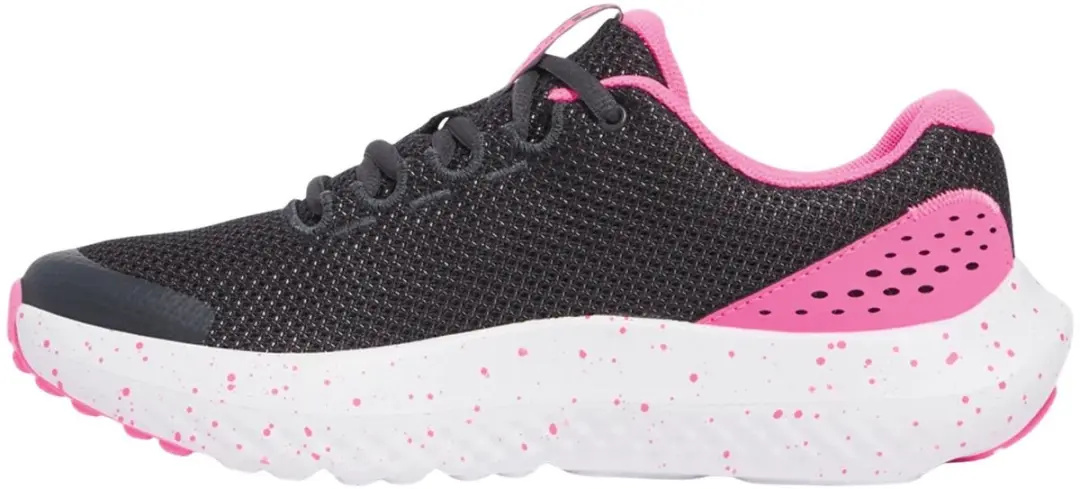 Under Armour Surge 4 Hardloopschoenen Junior 35.5 - Zwart-Roz