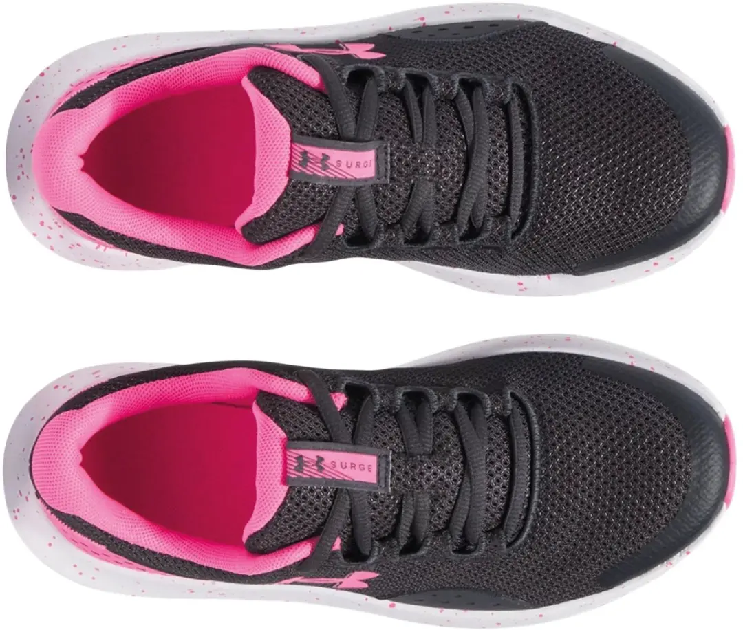 Under Armour Surge 4 Hardloopschoenen Junior 35.5 - Zwart-Roz
