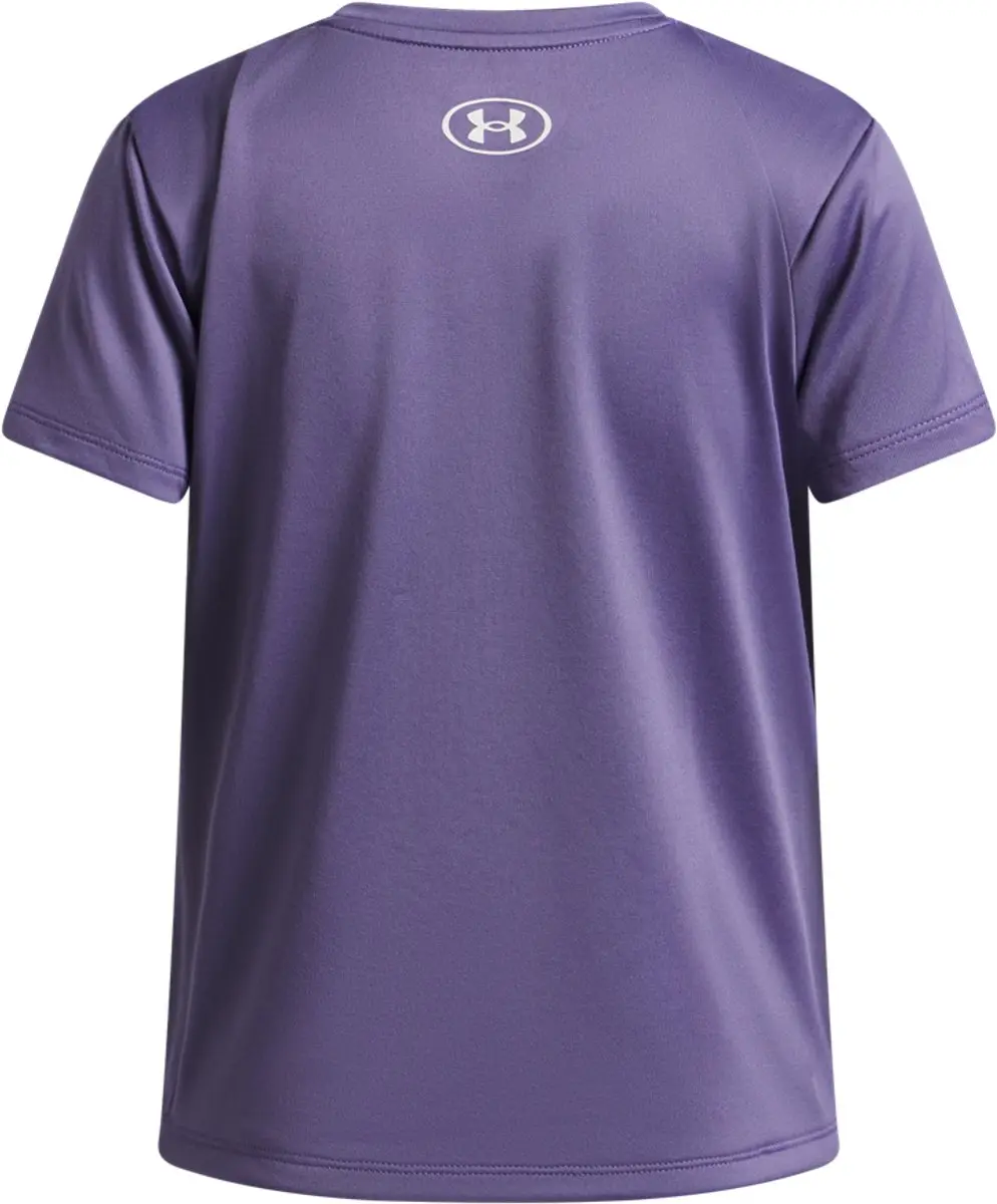 Under Armour UA Tech SSC-PPL Meisjes Sportshirt 128 - Paars/Wit
