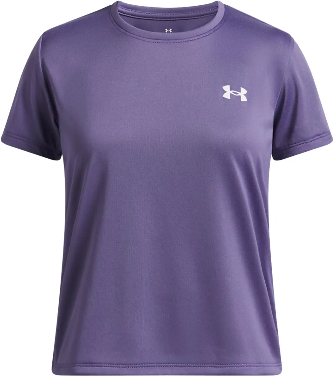 Under Armour UA Tech SSC-PPL Meisjes Sportshirt 128 - Paars/Wit