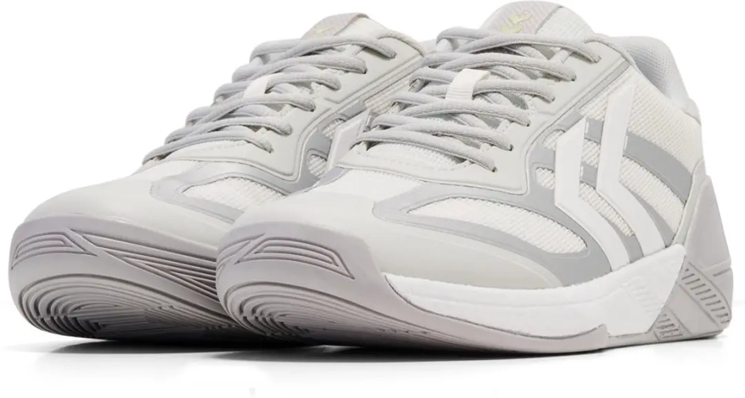 Hummel Handball Algiz V Hallenschuhe 37 - Wit/Grijs