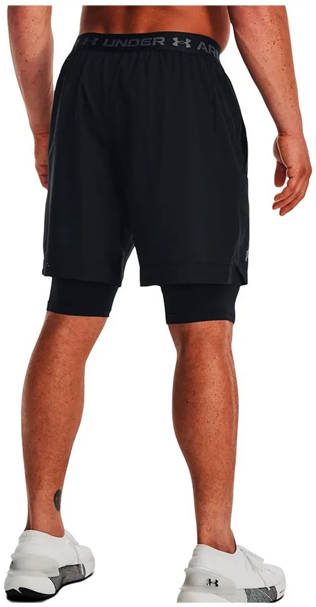 Under Armour Vanish Woven 2-in-1 Short Heren - XL - Zwart