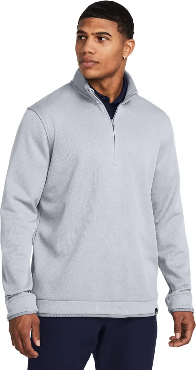 Under Armour Storm Sweater Fleece QZ Golftrui - Grijs XL