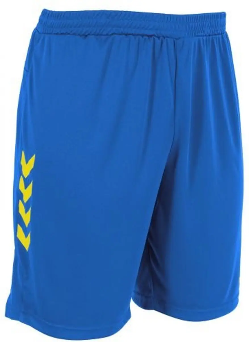 hummel Memphis Shorts Sportbroek XL - Blauw/Geel - afbeelding 6 van 6
