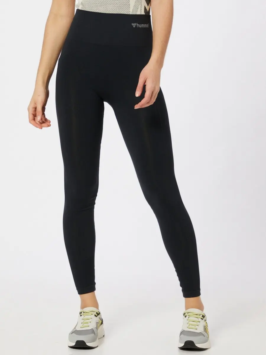 Hummel Seamless High Waist Tights - L - Zwart