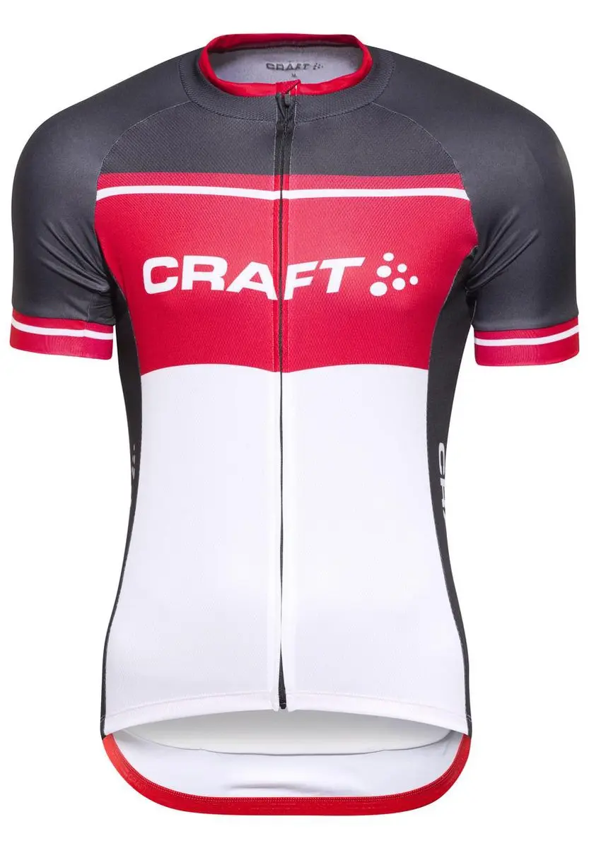 Craft Classic Logo Jersey korte mouwen - Wit S
