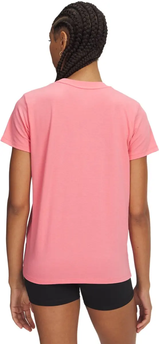 Under Armour UA Rival Core SS-PNK Dames Sportshirt - Bittersweet Roze