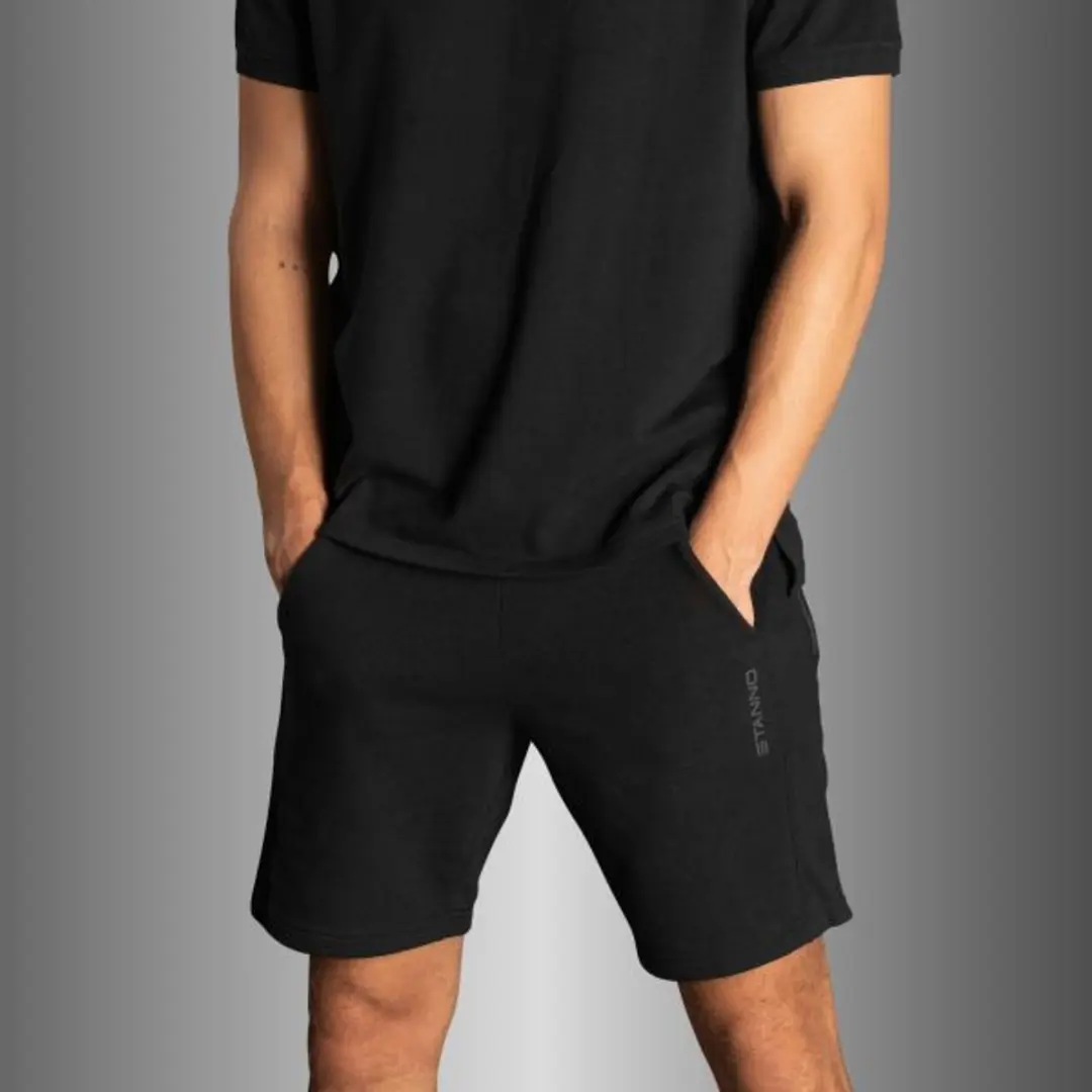 Stanno Base Sweat Shorts XXL - Zwart - afbeelding 6 van 6