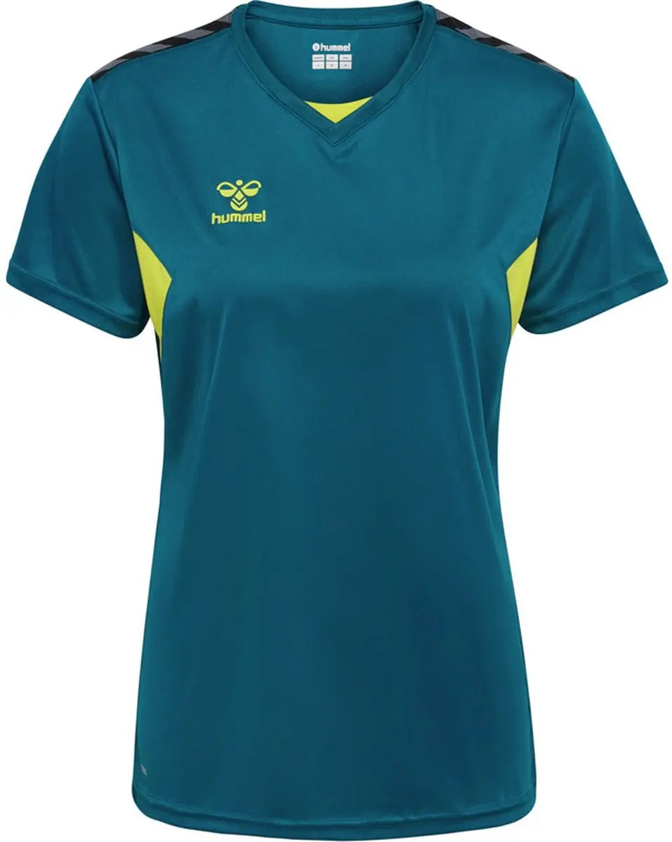 Hummel Authentic Korte Mouw Dames Shirt - XL - Marine