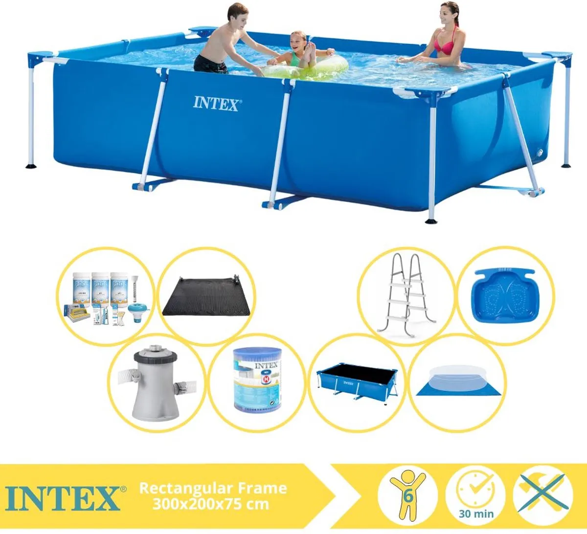Intex 28272NP Opzetzwembad 300x200x75cm