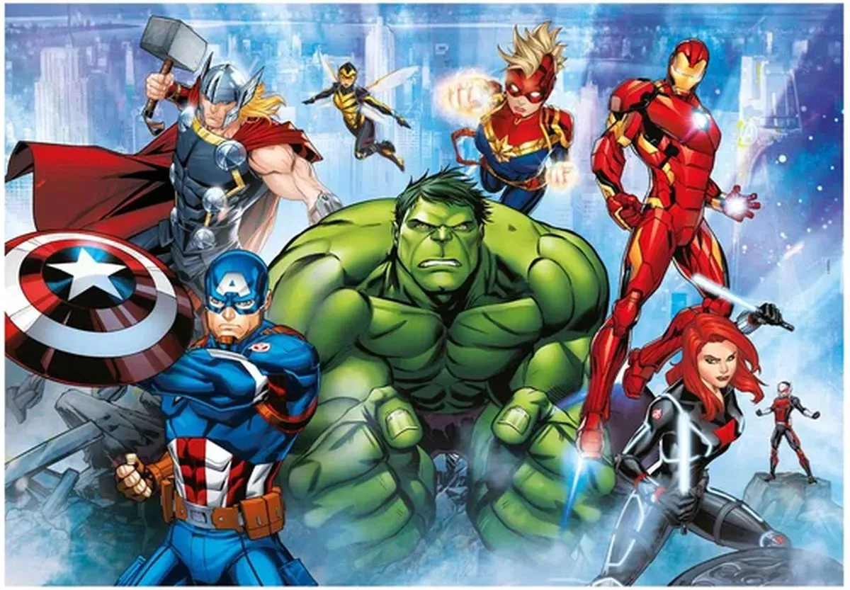 Clementoni Marvel Avengers Supercolor Puzzel 180 Stukjes - Multicolor