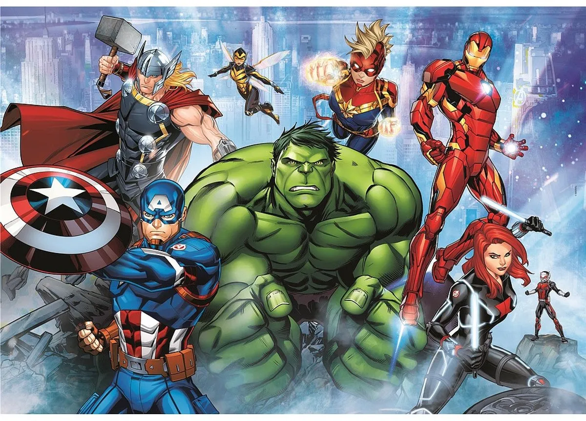 Clementoni Marvel Avengers Supercolor Puzzel 180 Stukjes - Multicolor