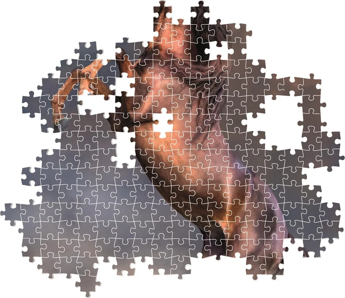 Clementoni Wild Red Stallion Puzzel 500 Stuks - Multikleur