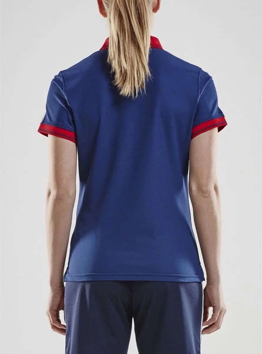 Craft Pro Control Polo Dames M - Marine/Rood