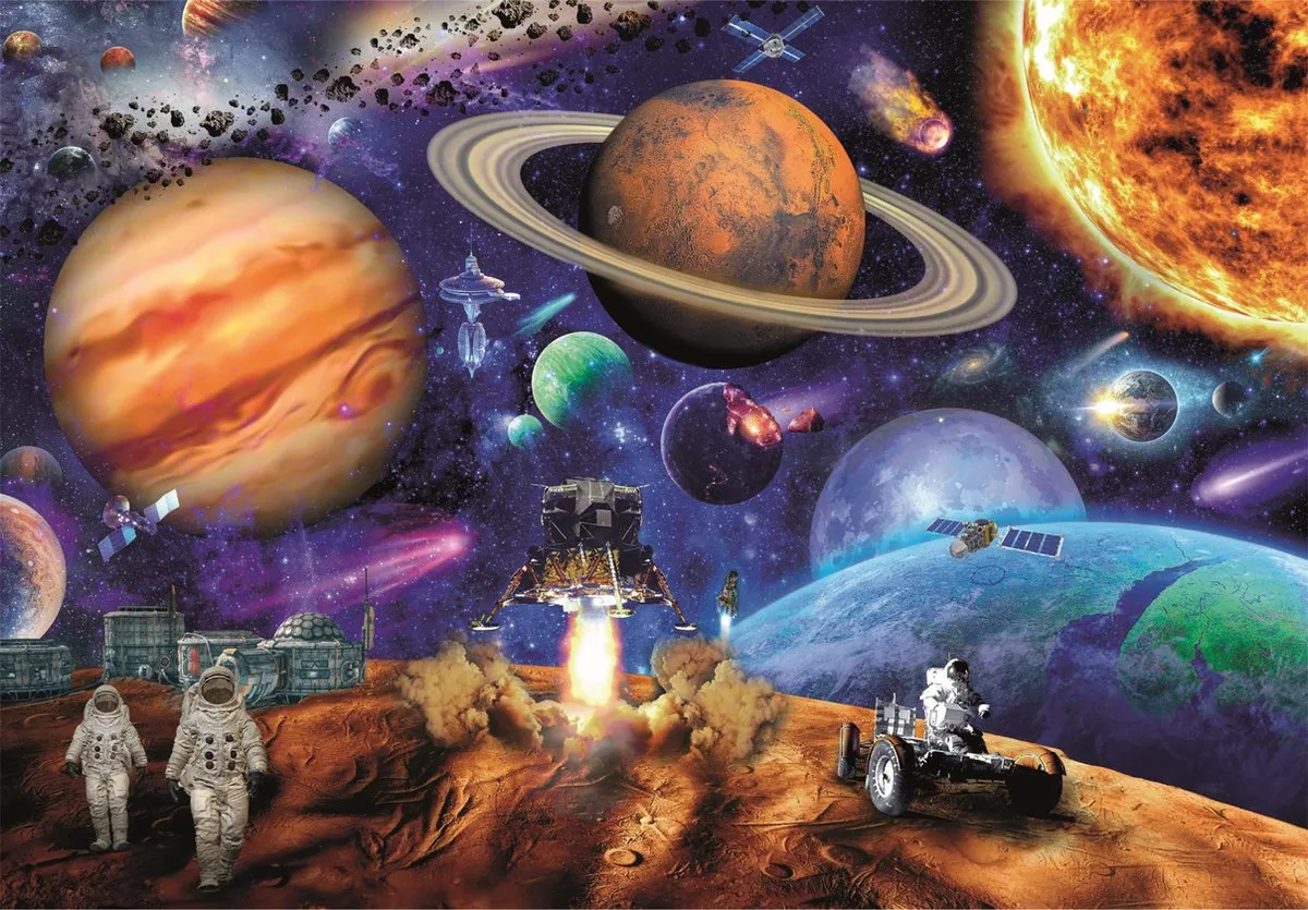 Clementoni Ruimtemissie Puzzel 300 Stukjes - Multicolor