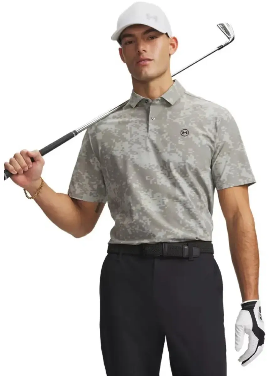 Under Armour Drive Chill Polo Digi Radar Camo - XXL - Groen
