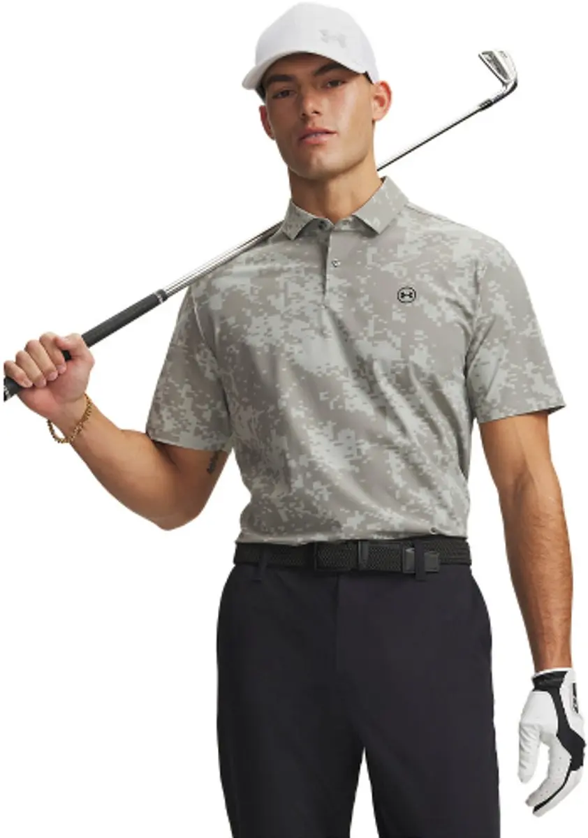 Under Armour Drive Chill Polo Digi Radar Camo - XXL - Groen