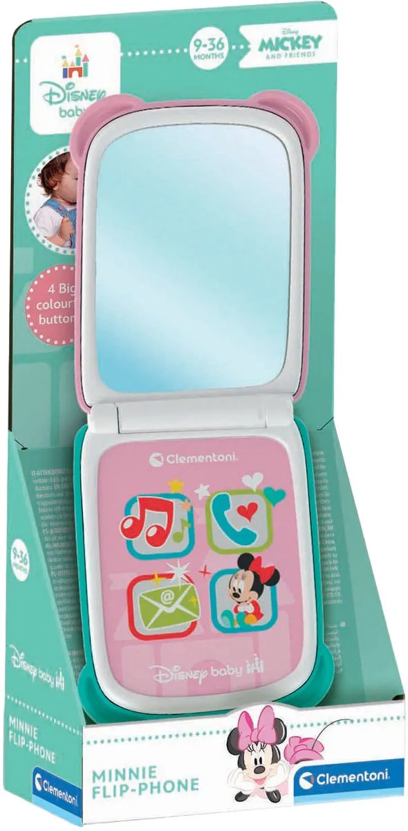 Clementoni Minnie Mouse Flip Phone Interactief Speelgoed - Multi kleuren