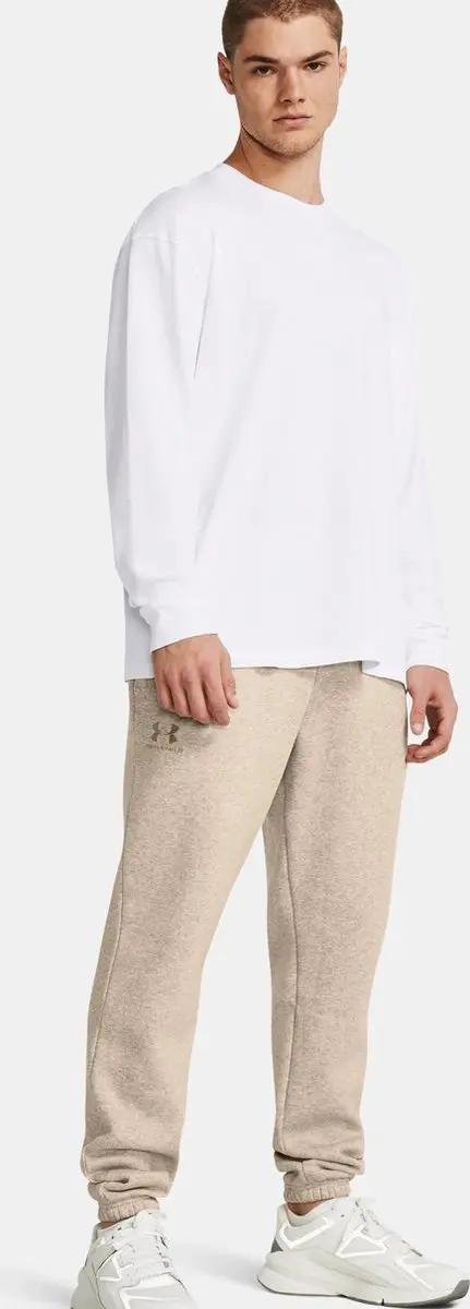 Under Armour UA Icon Fleece Jogger Short M - Timberwolf Taupe - afbeelding 6 van 6