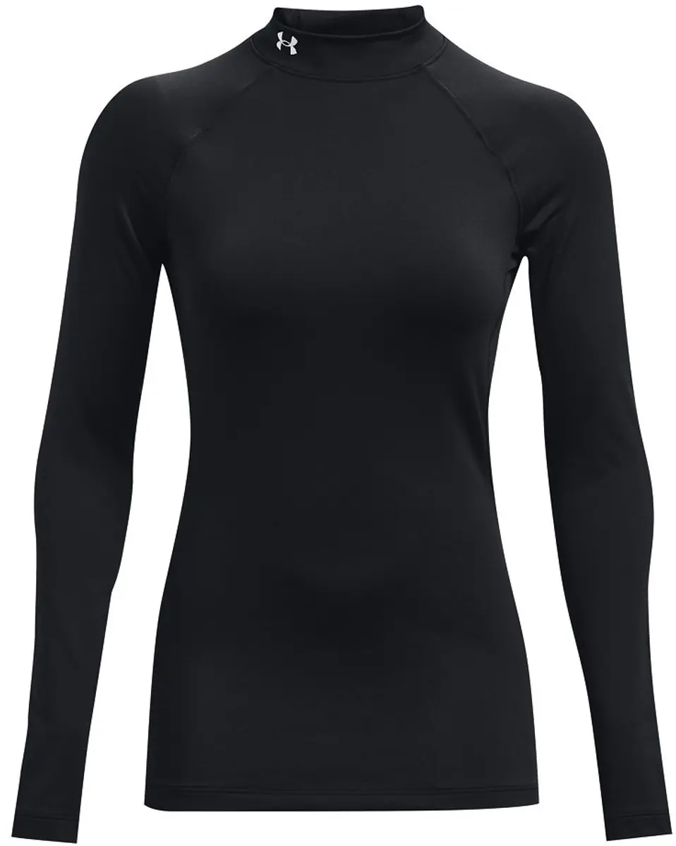 Under Armour UA CG Authentics Mockneck Thermoshirt - Zwart XL