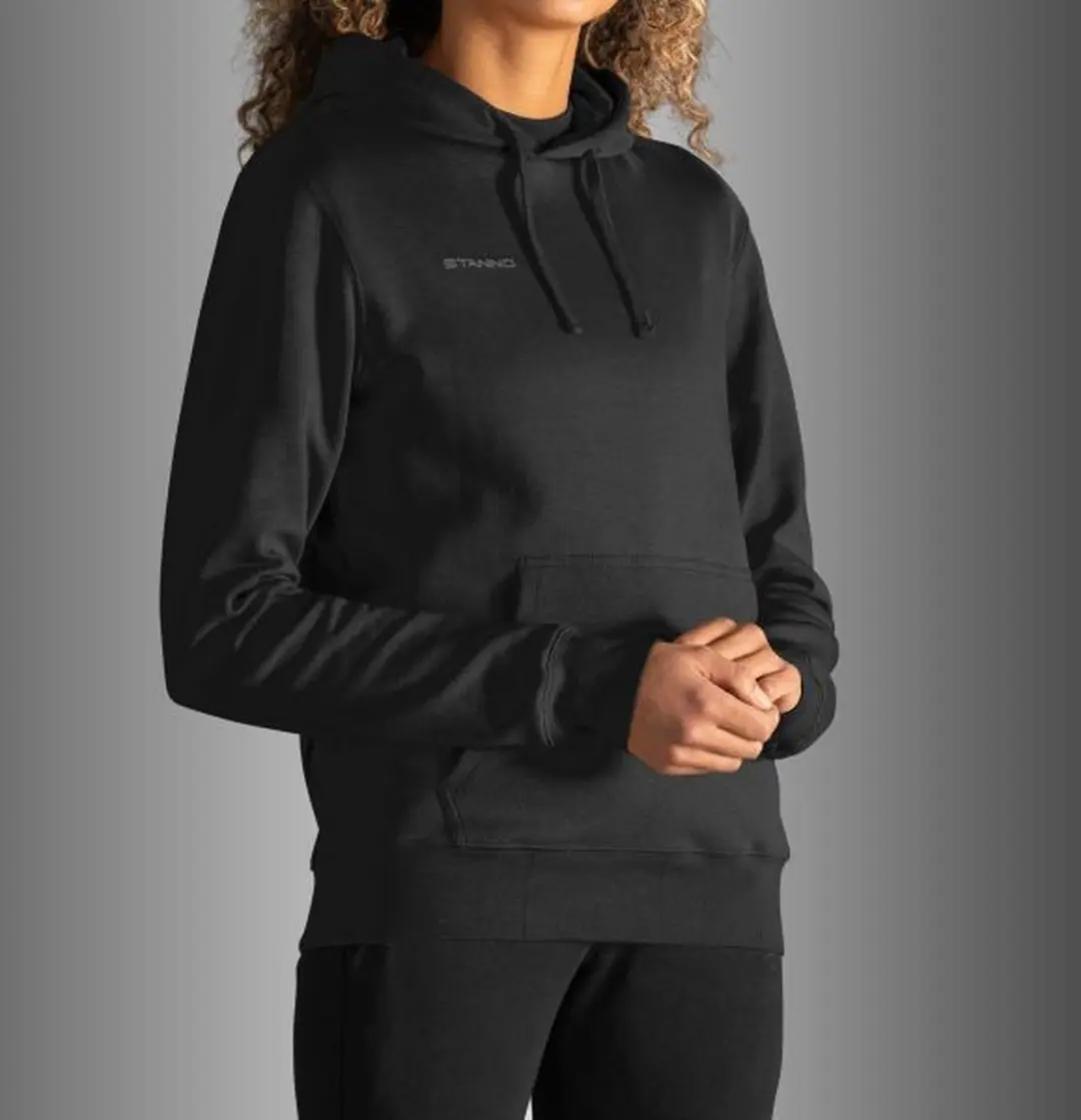 Stanno Base Hooded Sweat Top XXL - Zwart - afbeelding 6 van 6
