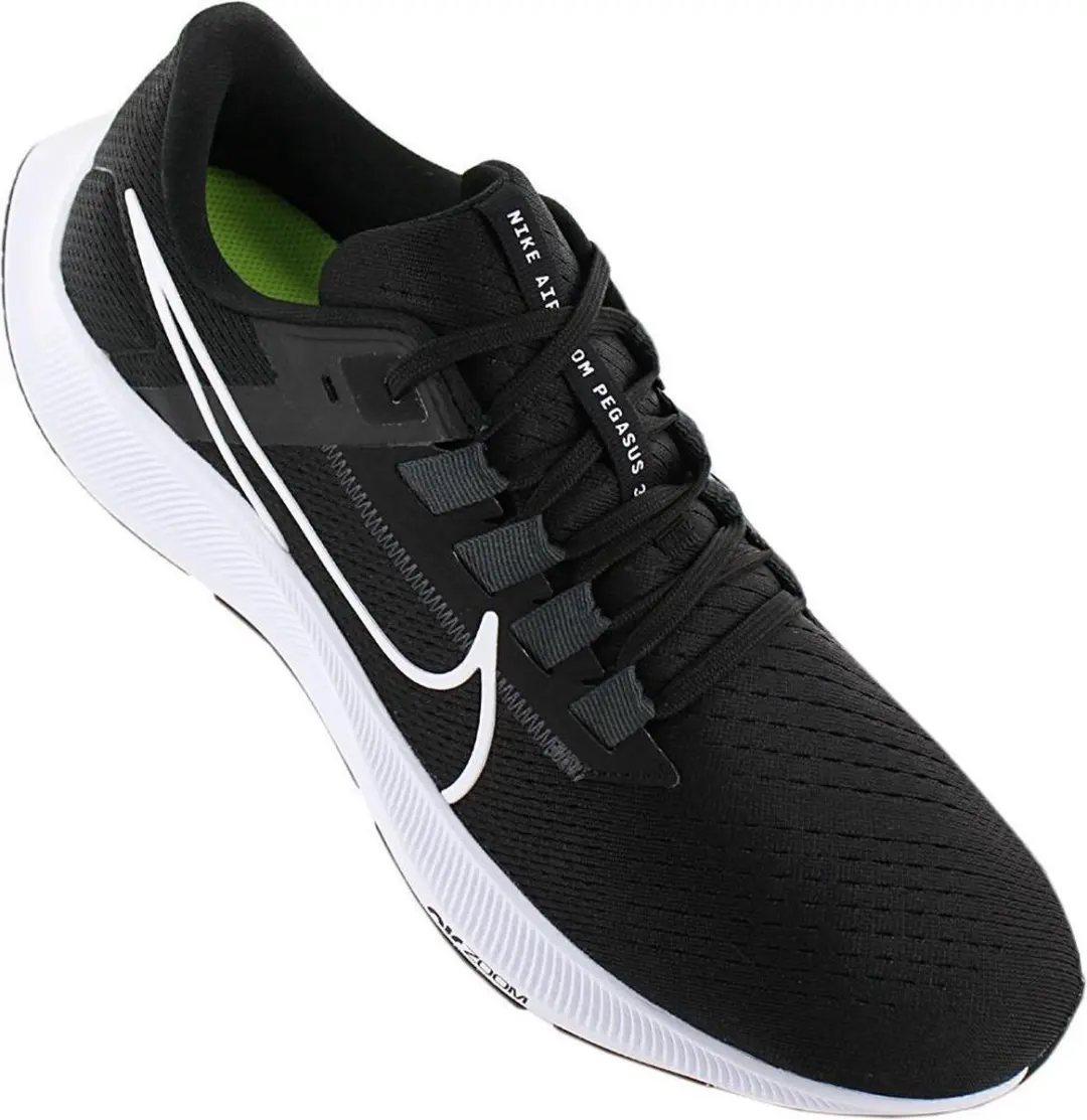 Nike Air Zoom Pegasus 38 Heren Sportschoenen 44.5 - Zwart/Wit