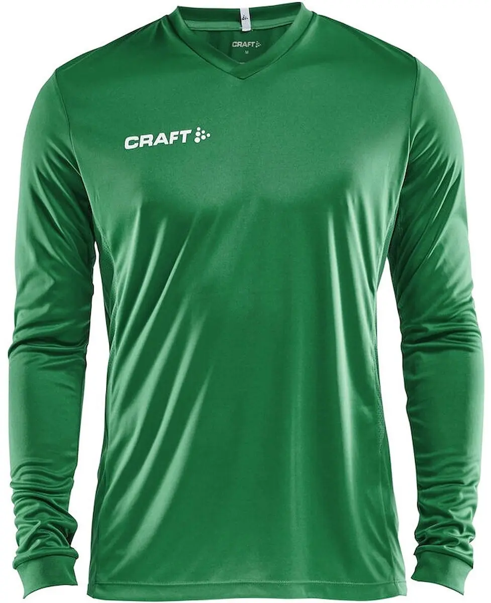 Craft Squad Solid Voetbalshirt Lange Mouw Heren - Groen L
