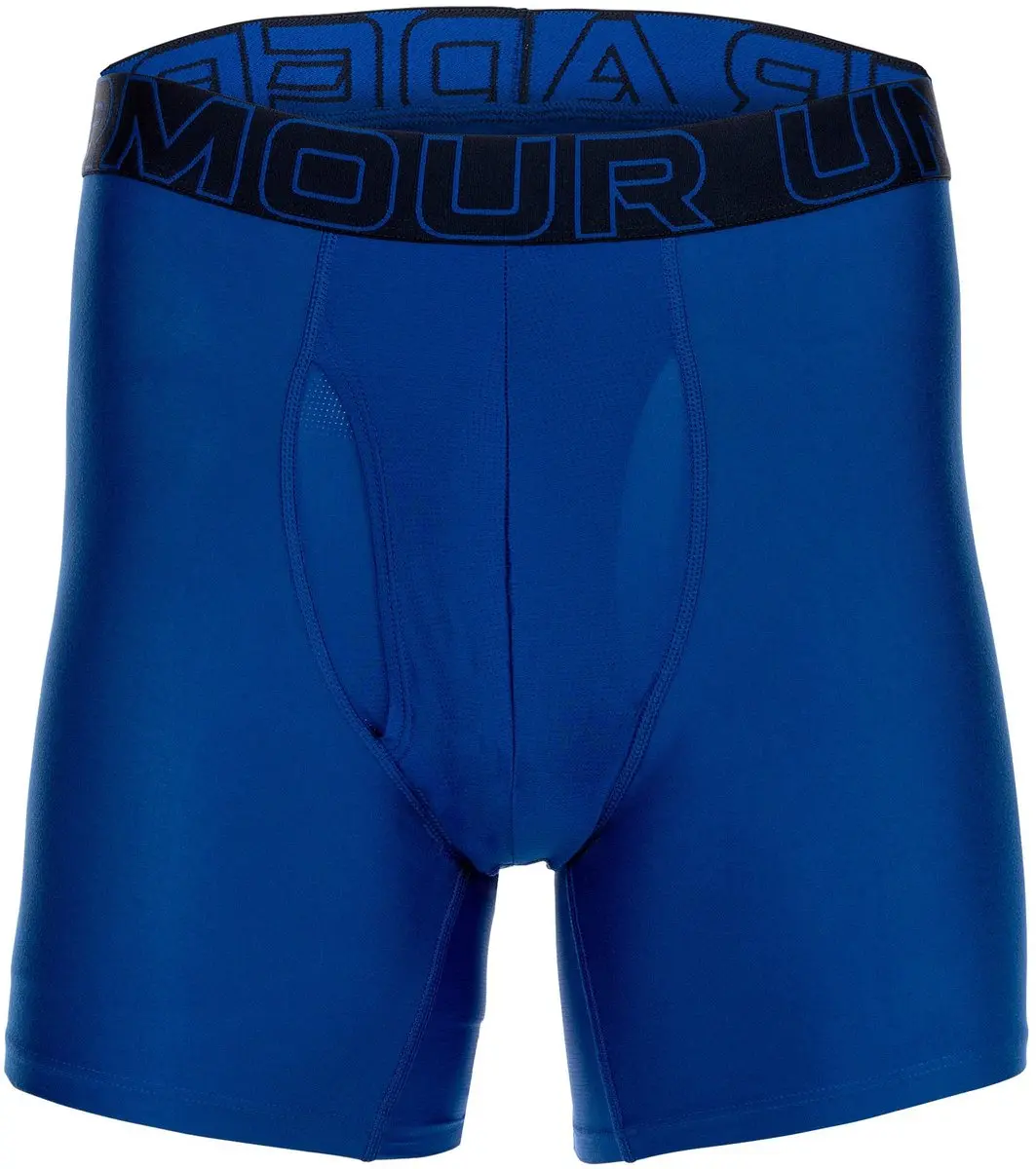 Under Armour UA Performance Tech Boxershorts - 3 Stuks Blauw/Grijs