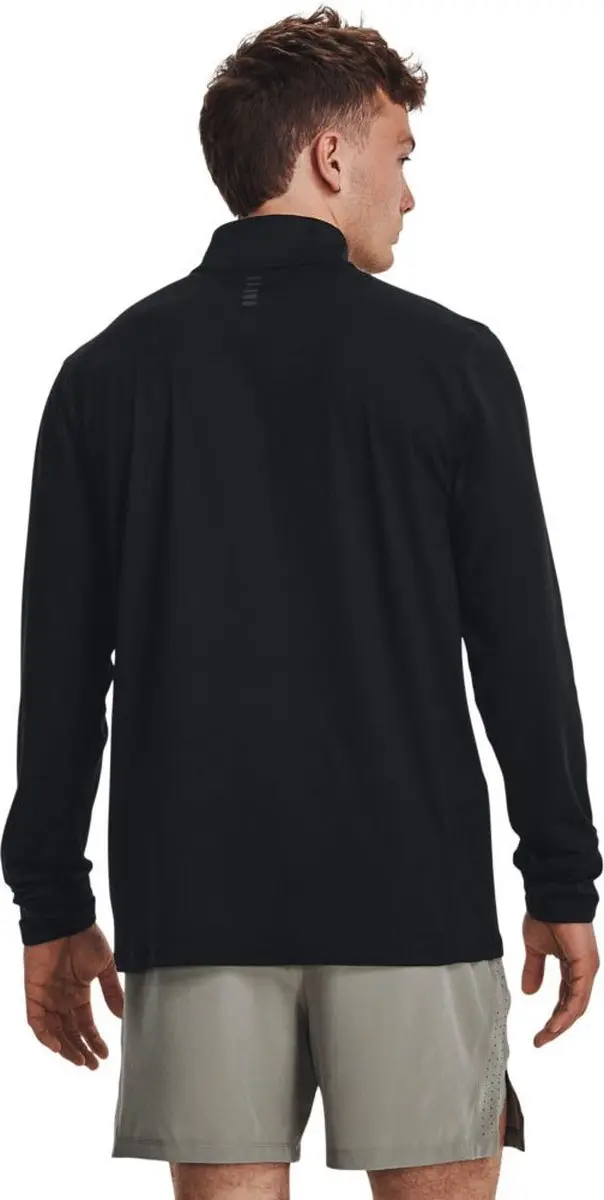 Under Armour Qualifier Run Hardloopshirt - L - Zwart