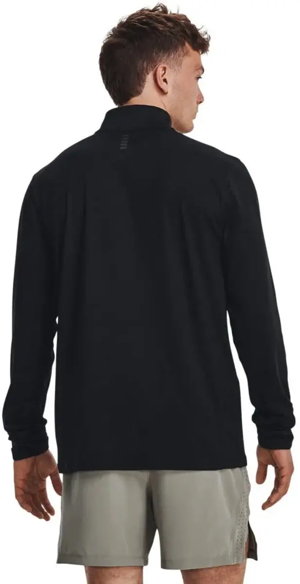 Under Armour Qualifier Run Hardloopshirt - L - Zwart